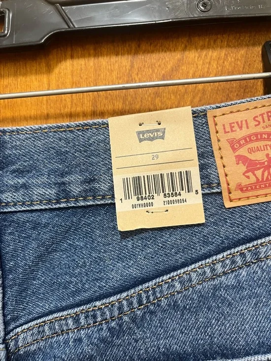 Levi's Blue Straight Denim Skirt - Picture 3 of 3